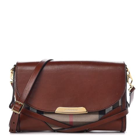 burberry bridle house check crossbody bag small|BURBERRY House Check Bridle Calfskin Small Abbott .